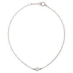  Tiffany & Co. Elsa Peretti Diamond By The Yard Diamond Platinum Link Bracelet