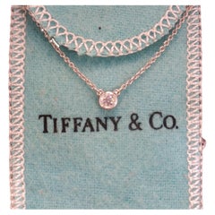 Collier « Diamond By The Yard » de Tiffany & Co. par Elsa Peretti, 14 pouces, argent 925, d'occasion