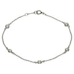 Tiffany & Co. Elsa Peretti Diamond by the Yard Platinum Bracelet