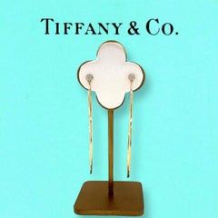 Tiffany & Co. Elsa Peretti Diamond Hoop Earrings in 18kt Yellow Gold Size Large