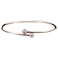 Tiffany & Co. Elsa Peretti Diamond Hoop Single-row Bangle