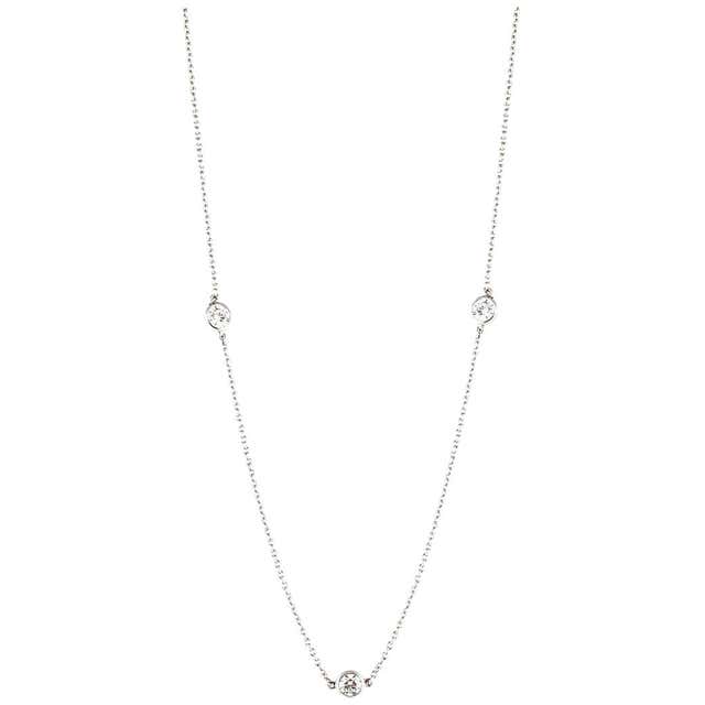 TIFFANY and CO ELSA PERETTI Lapis Necklace at 1stDibs