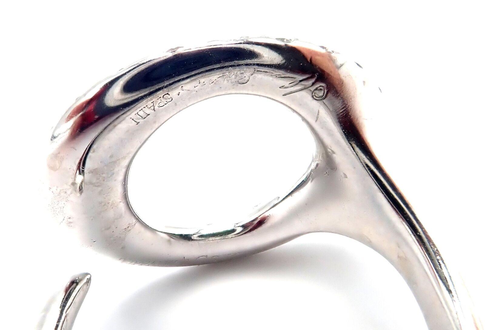 Tiffany & Co Elsa Peretti, bague Sevillana en platine et diamants en vente 5
