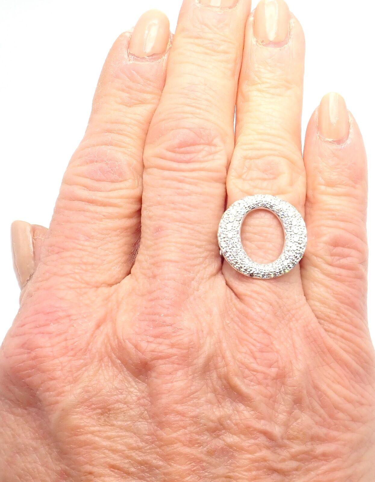 Tiffany & Co Elsa Peretti, bague Sevillana en platine et diamants Pour femmes en vente