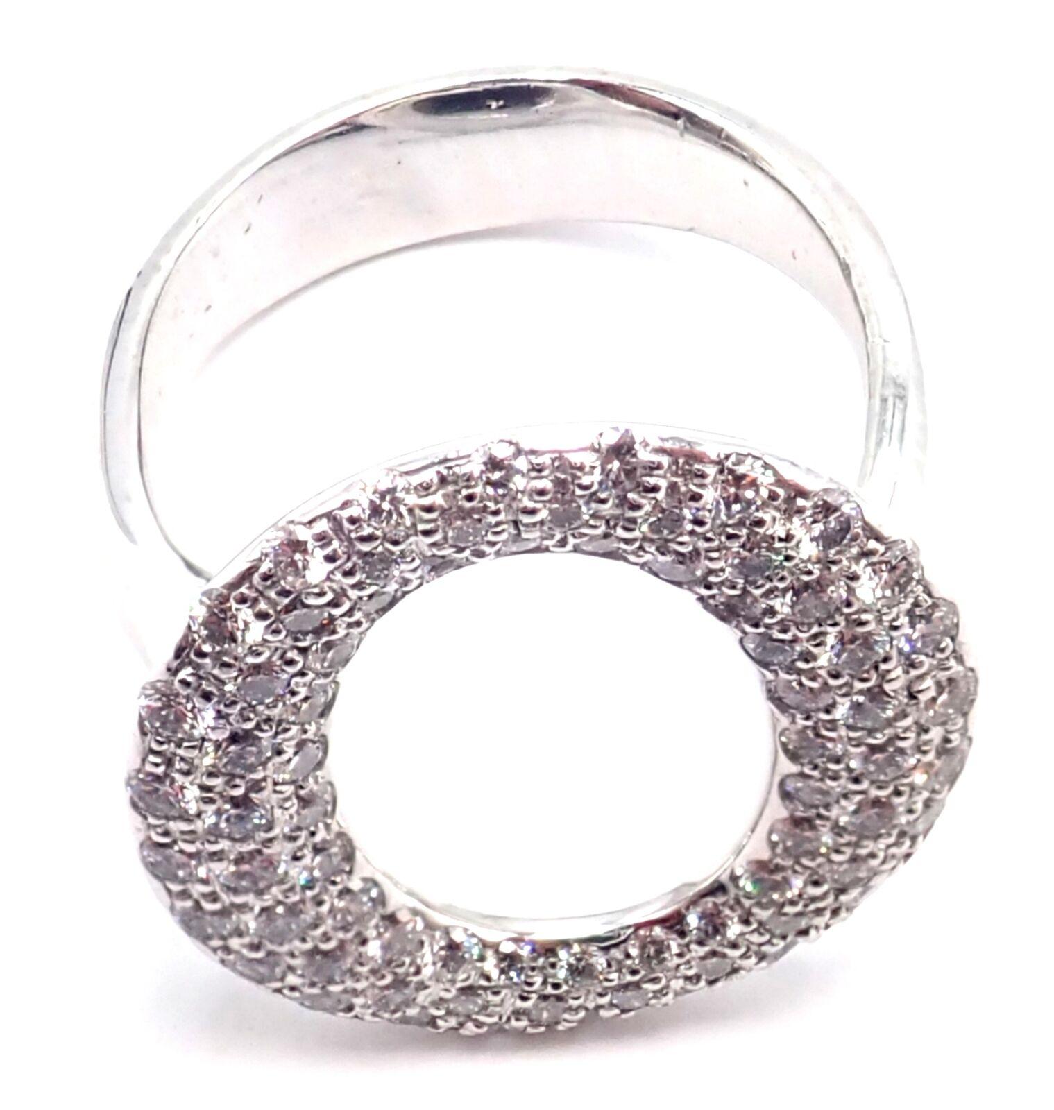 Tiffany & Co Elsa Peretti, bague Sevillana en platine et diamants en vente 1