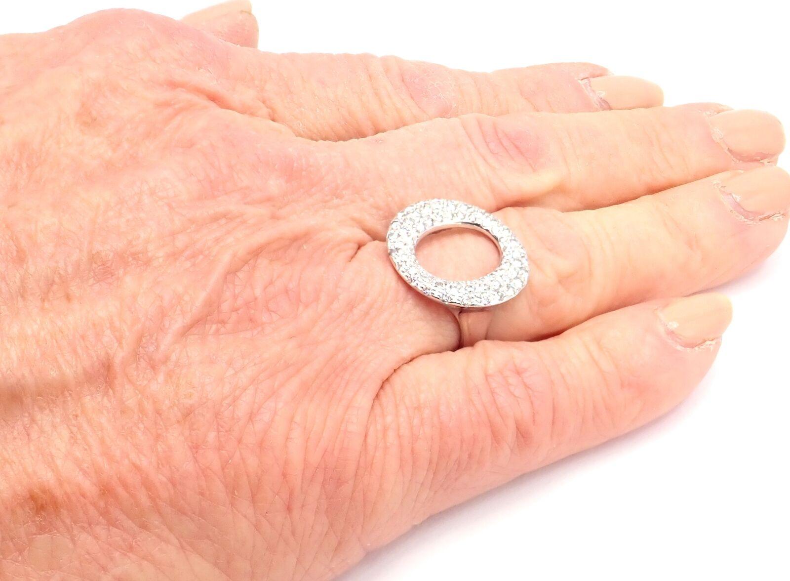 Tiffany & Co Elsa Peretti, bague Sevillana en platine et diamants en vente 2