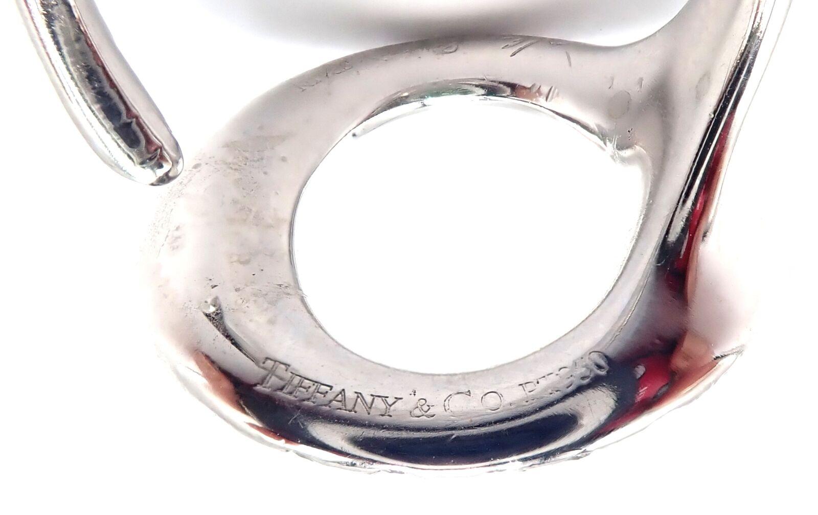 Tiffany & Co Elsa Peretti, bague Sevillana en platine et diamants en vente 4
