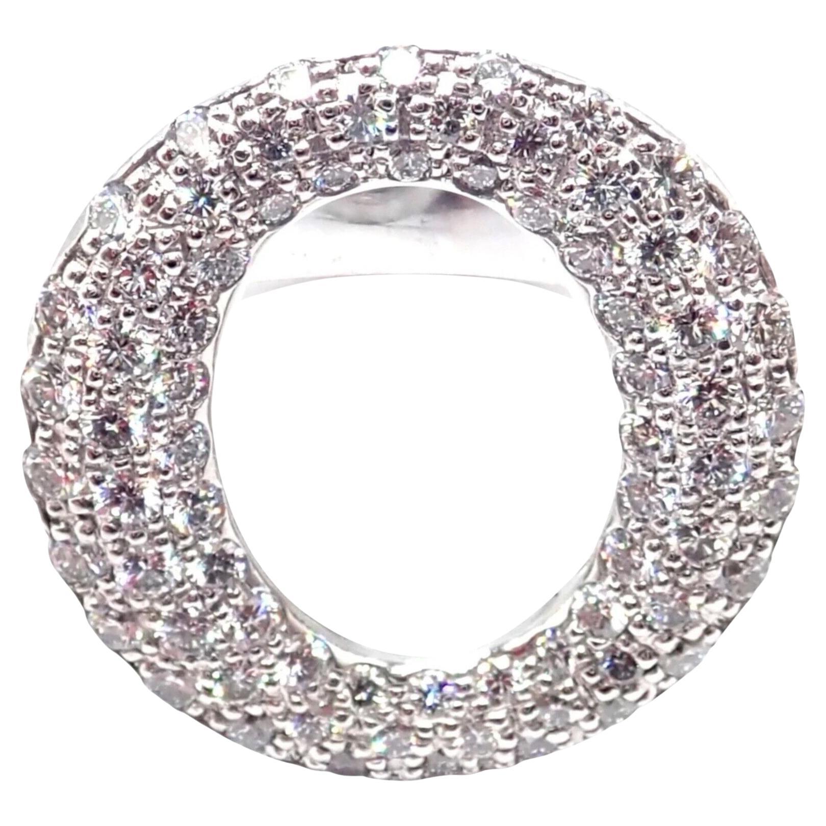 Tiffany & Co Elsa Peretti, bague Sevillana en platine et diamants en vente