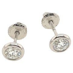 Tiffany & Co. Elsa Peretti Diamond Studs, 0.60ct Total Diamond Weight