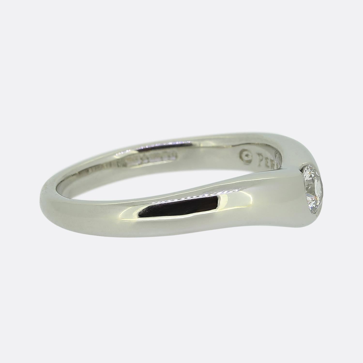 Tiffany & Co. Elsa Peretti Diamond Wedding Band Ring (Brillantschliff) im Angebot