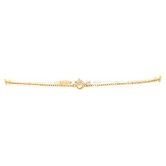 Tiffany & Co. Elsa Peretti Diamanten by the Yard Armband aus 18 Karat Gelbgold mit 3 Steinen