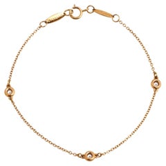Tiffany & Co. Elsa Peretti Diamonds by The Yard Collection 18K Rose Gold Bracele
