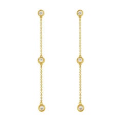 Tiffany & Co. Pendientes de gota Elsa Peretti Diamantes por metros