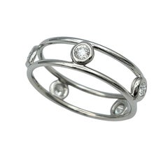 Tiffany & Co. Elsa Peretti Diamonds by the Yard Negative Space Band Ring