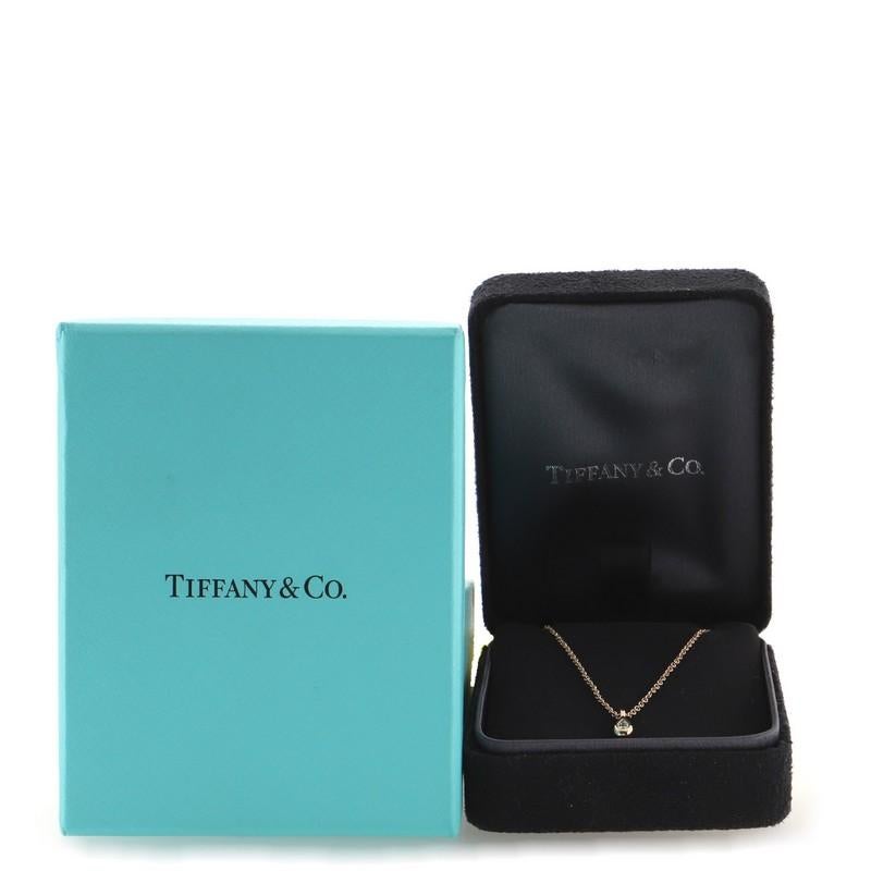 Tiffany and Co. Elsa Peretti Diamonds by the Yard Pendant Necklace 18K ...