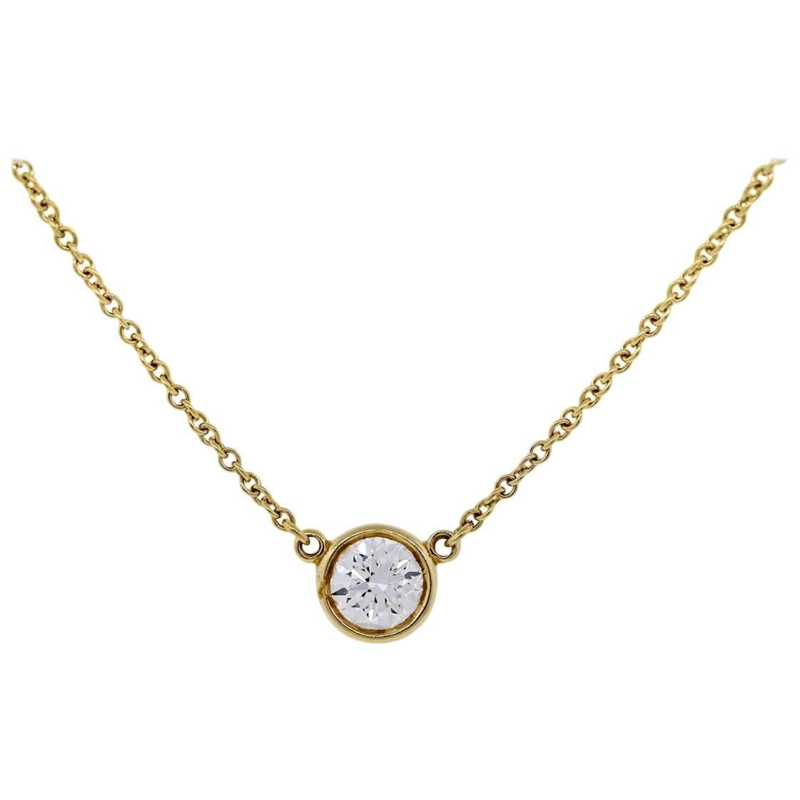 Tiffany & Co. Elsa Peretti Diamonds by The Yard Pendant Necklace