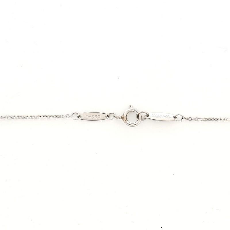 Tiffany & Co. Elsa Peretti Diamonds by The Yard Pendant Necklace Platinum In Good Condition In New York, NY