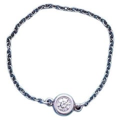 Tiffany & Co. Elsa Peretti Diamonds by the Yard Diamantkettenring aus Platin