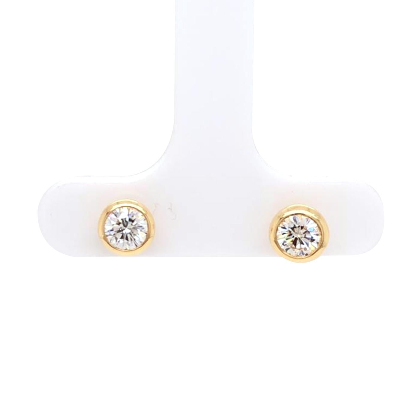 Tiffany & Co. Elsa Peretti Diamonds by the Yard Stud Earrings 4