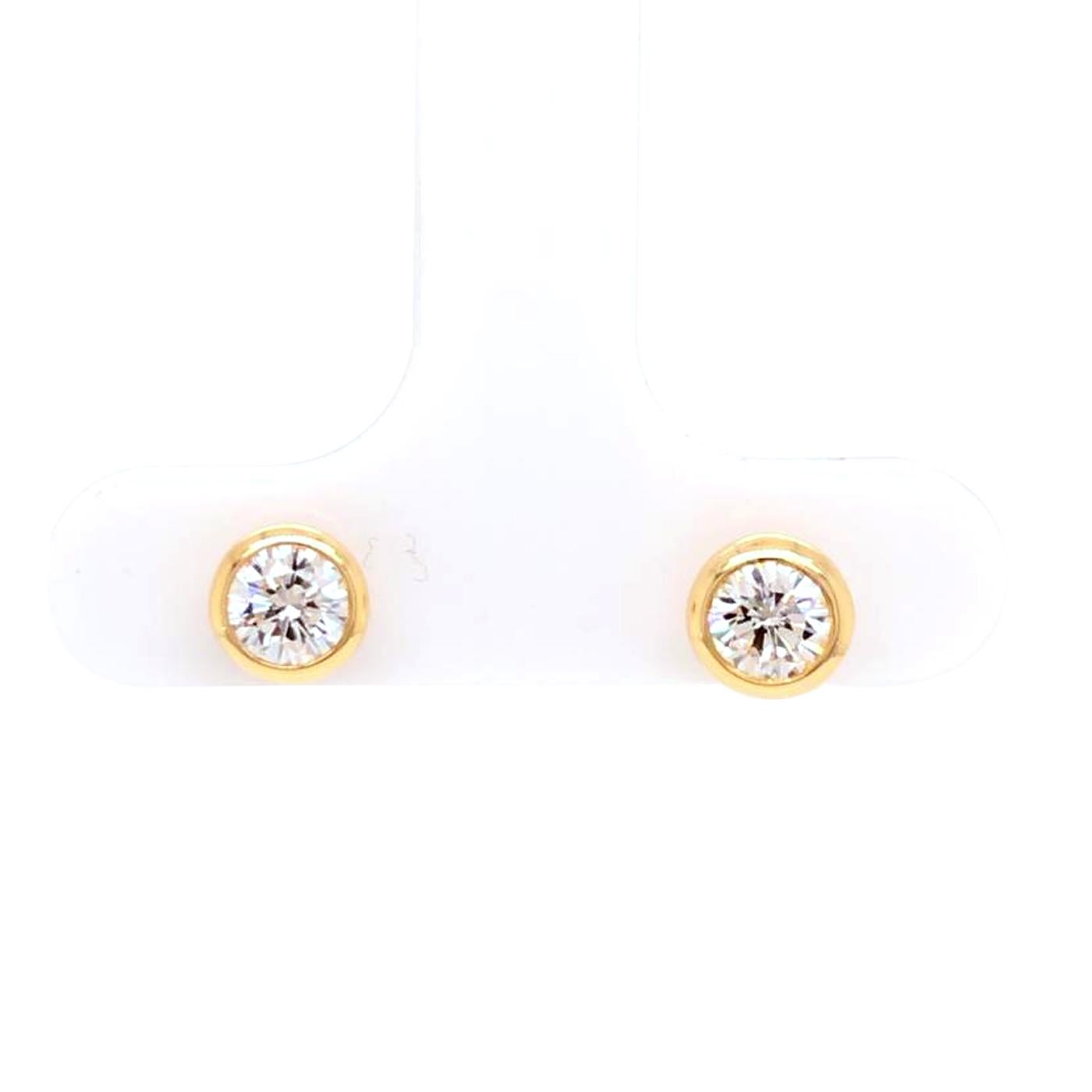 Tiffany & Co. Elsa Peretti Diamonds by the Yard Stud Earrings 5