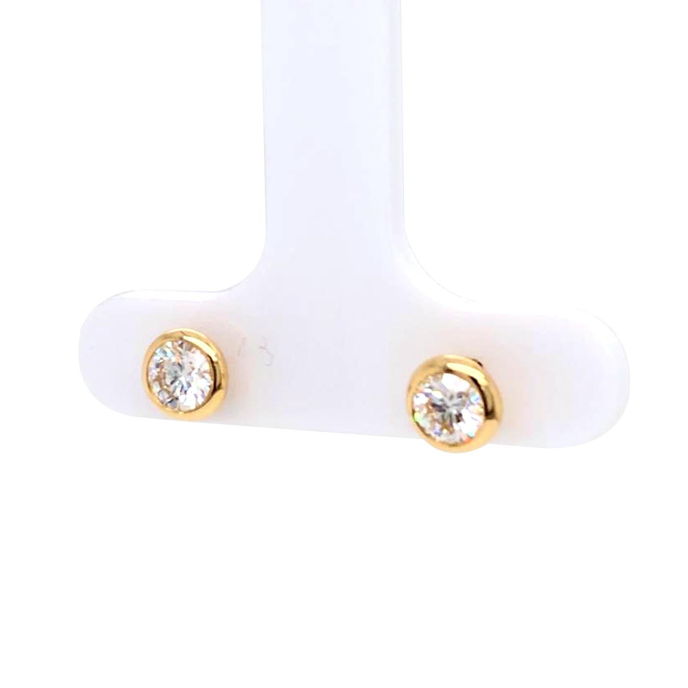 Tiffany & Co. Elsa Peretti Diamonds by the Yard Stud Earrings 2