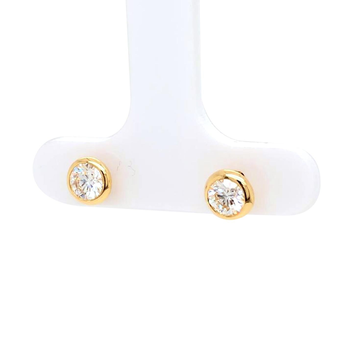 Tiffany & Co. Elsa Peretti Diamonds by the Yard Stud Earrings 3