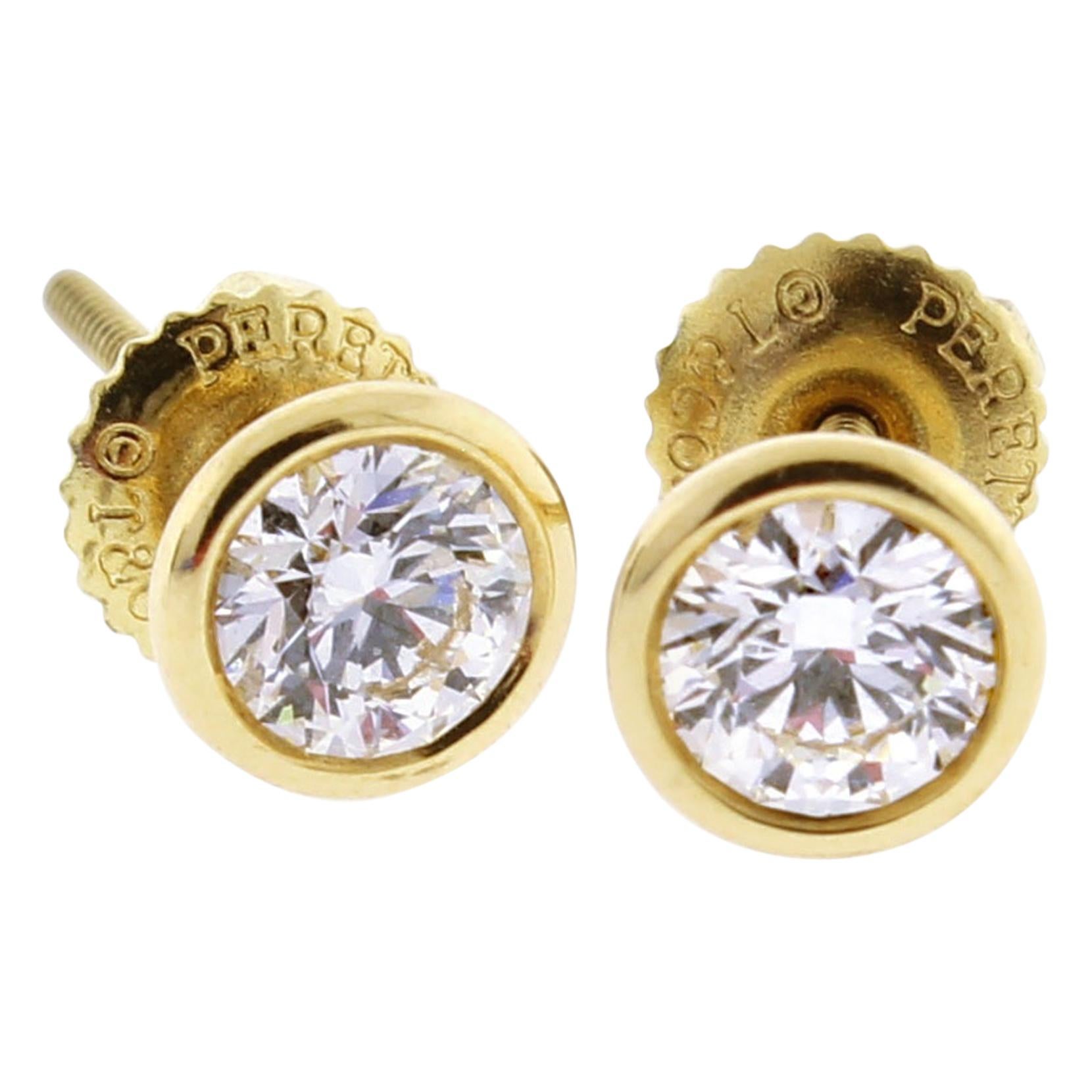 Tiffany & Co. Elsa Peretti Diamonds by the Yard Stud Earrings