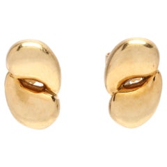 Elsa Peretti, clous d'oreilles Elsa Peretti en or 18 carats avec double goutte d'eau, Tiffany & Co