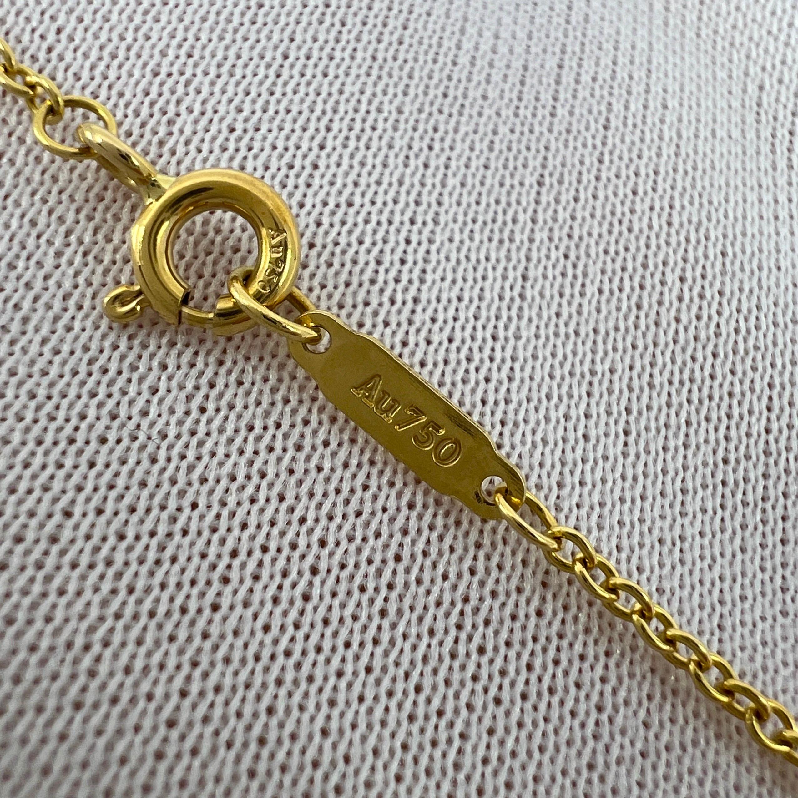 Tiffany & Co. Elsa Peretti Extra Large Open Heart 18k Gold Pendant Necklace 1