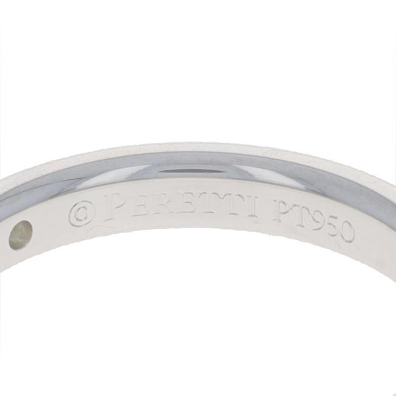 Tiffany & Co Elsa Peretti Fancy Gelber Diamant Solitär Band Platin Wed Ring 1