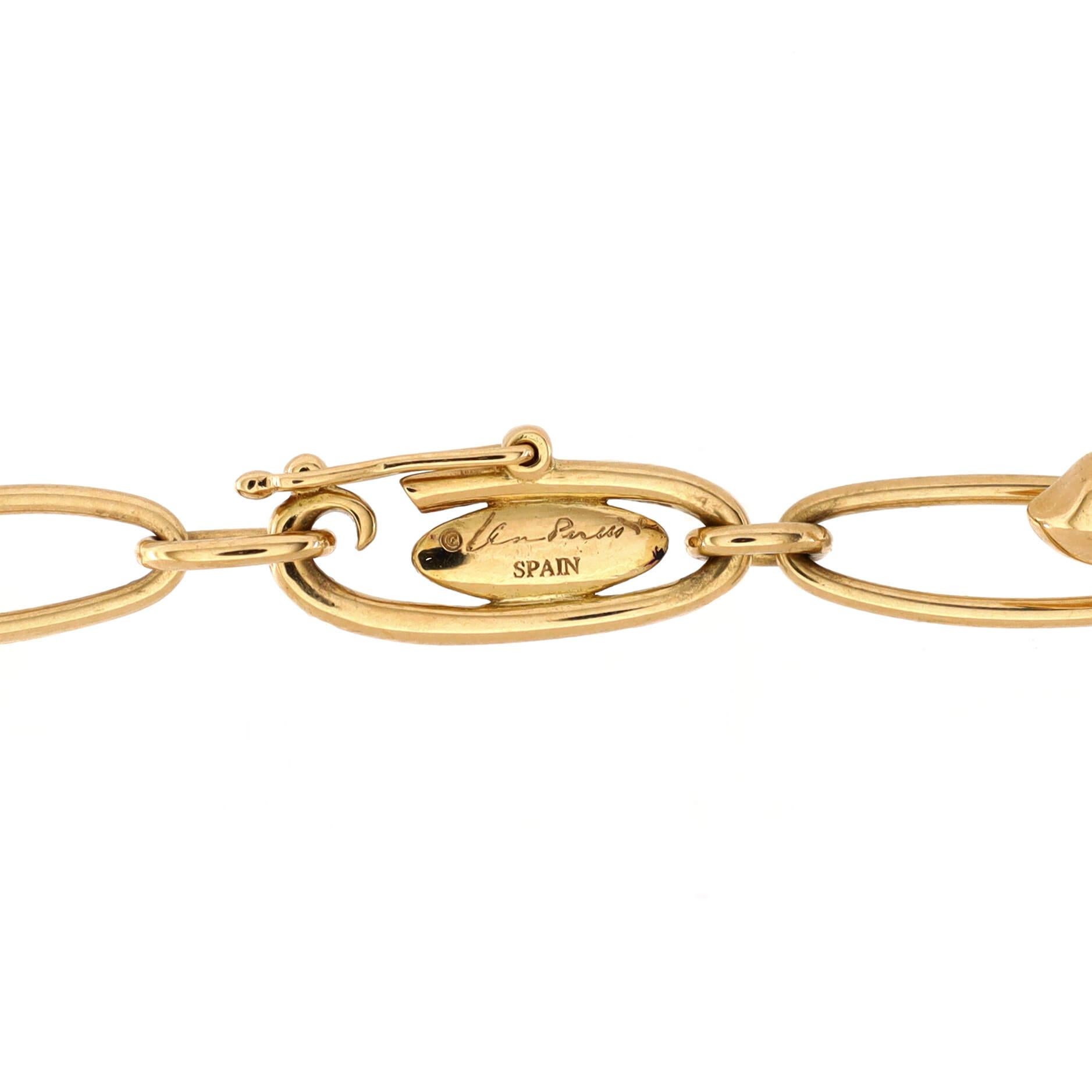 Women's Tiffany & Co. Elsa Peretti Five Charms Bracelet 18k Yellow Gold