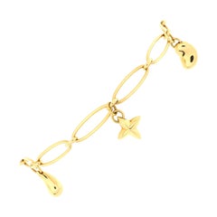 Tiffany
Co. Elsa Peretti Five Charms Bracelet 18K Yellow Gold Tiffany
Co. Elsa Peretti Five Charms Bracelet 18K Yellow Gold