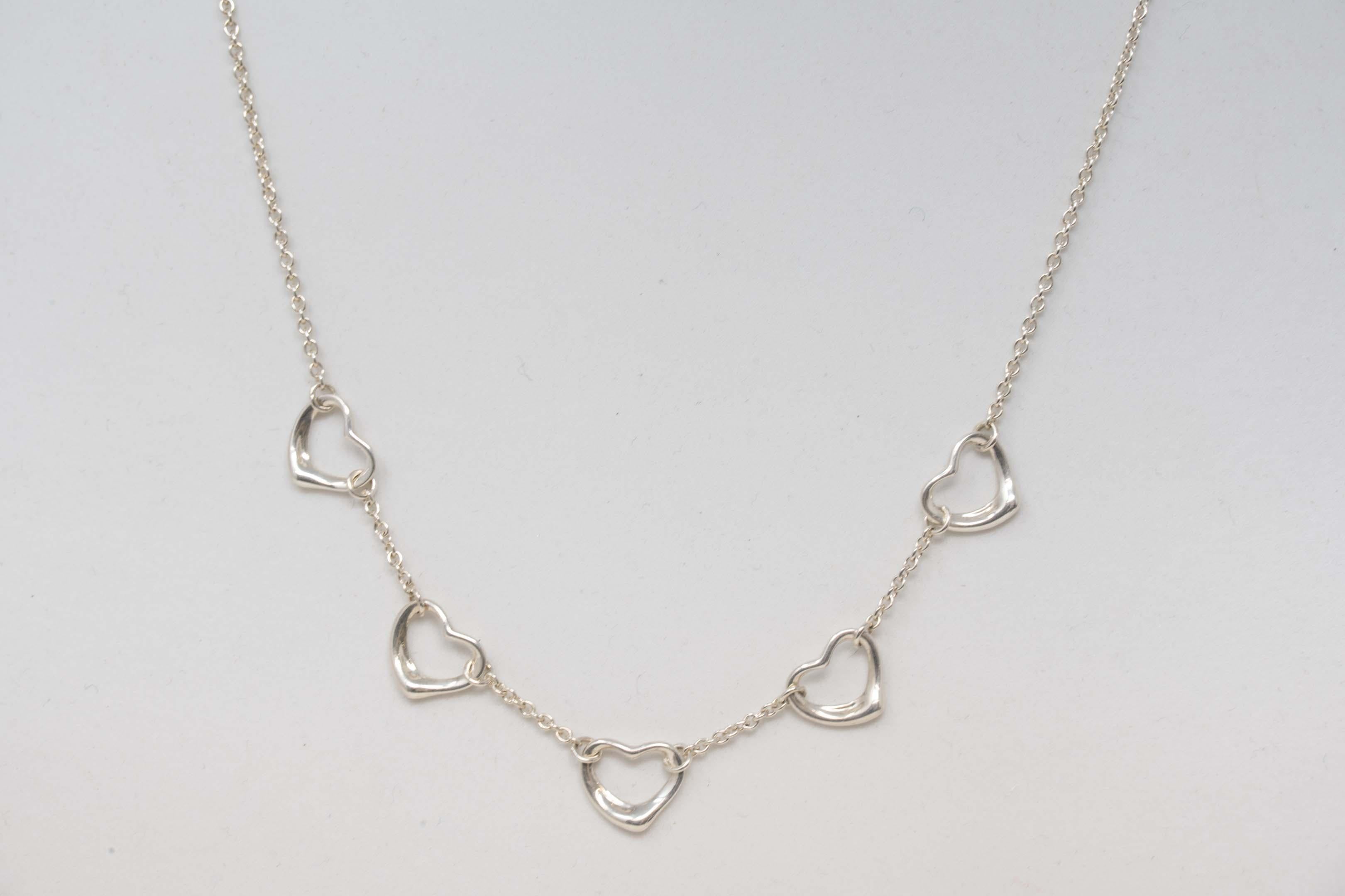 tiffany and co necklace heart