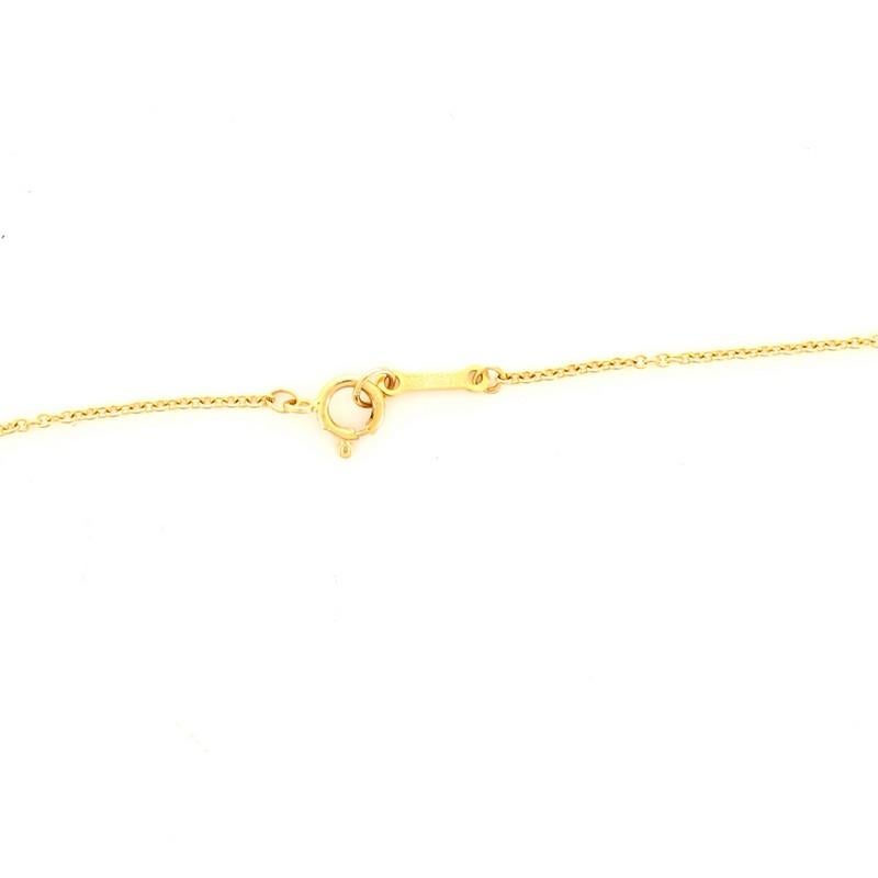Tiffany & Co. Elsa Peretti Full Heart Necklace 18 Karat Yellow Gold In Good Condition In New York, NY