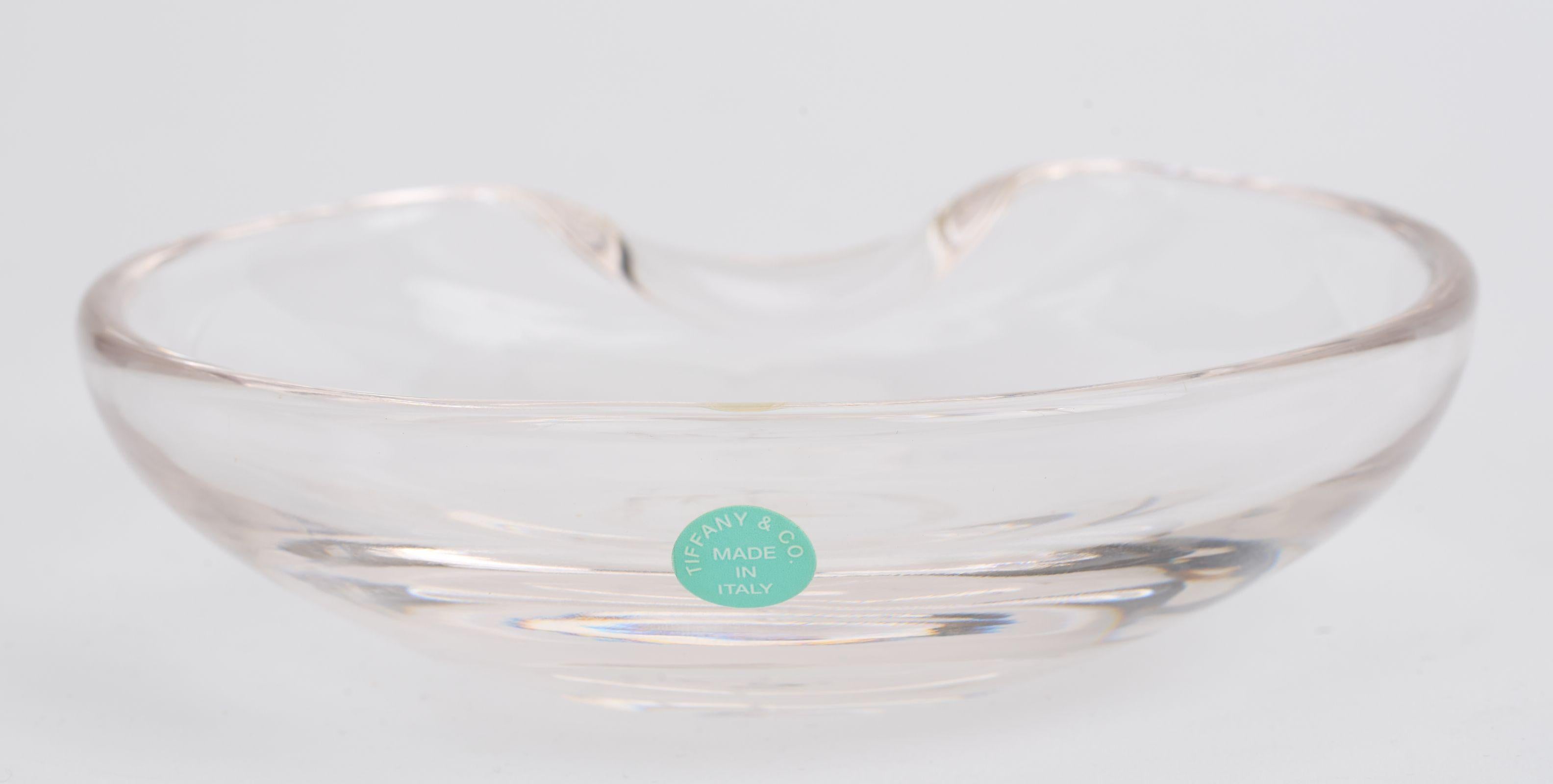 Tiffany & Co. Posacenere in vetro Elsa Peretti In condizioni ottime in vendita a West Hollywood, CA