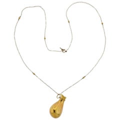 Tiffany & Co. Elsa Peretti Gold Bottle Pendant Necklace