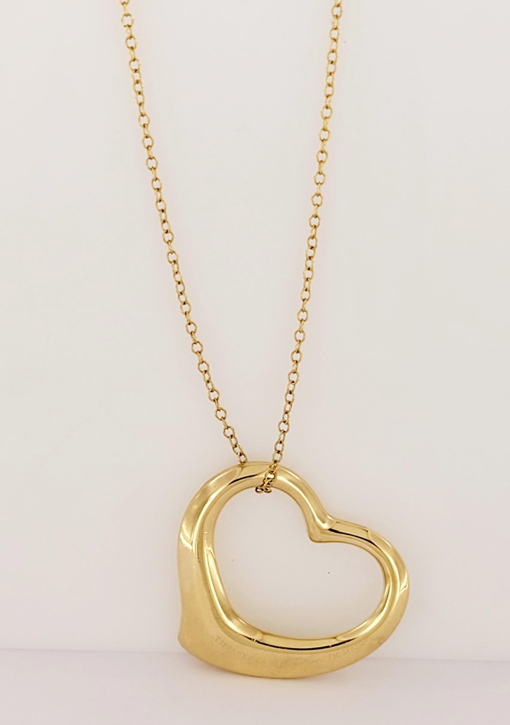 tiffany anhänger herz gold