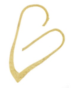 Tiffany & Co. Elsa Peretti Gold Mesh Scarf Necklace