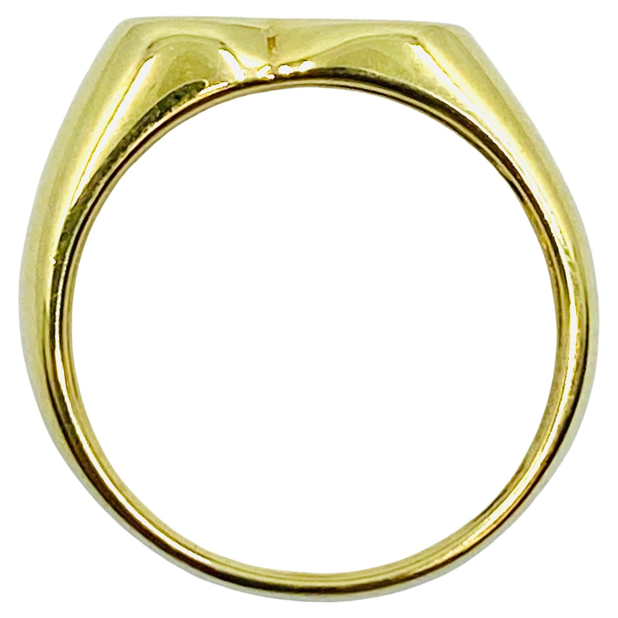 Women's Tiffany& Co. Elsa Peretti Heart Signet Ring For Sale