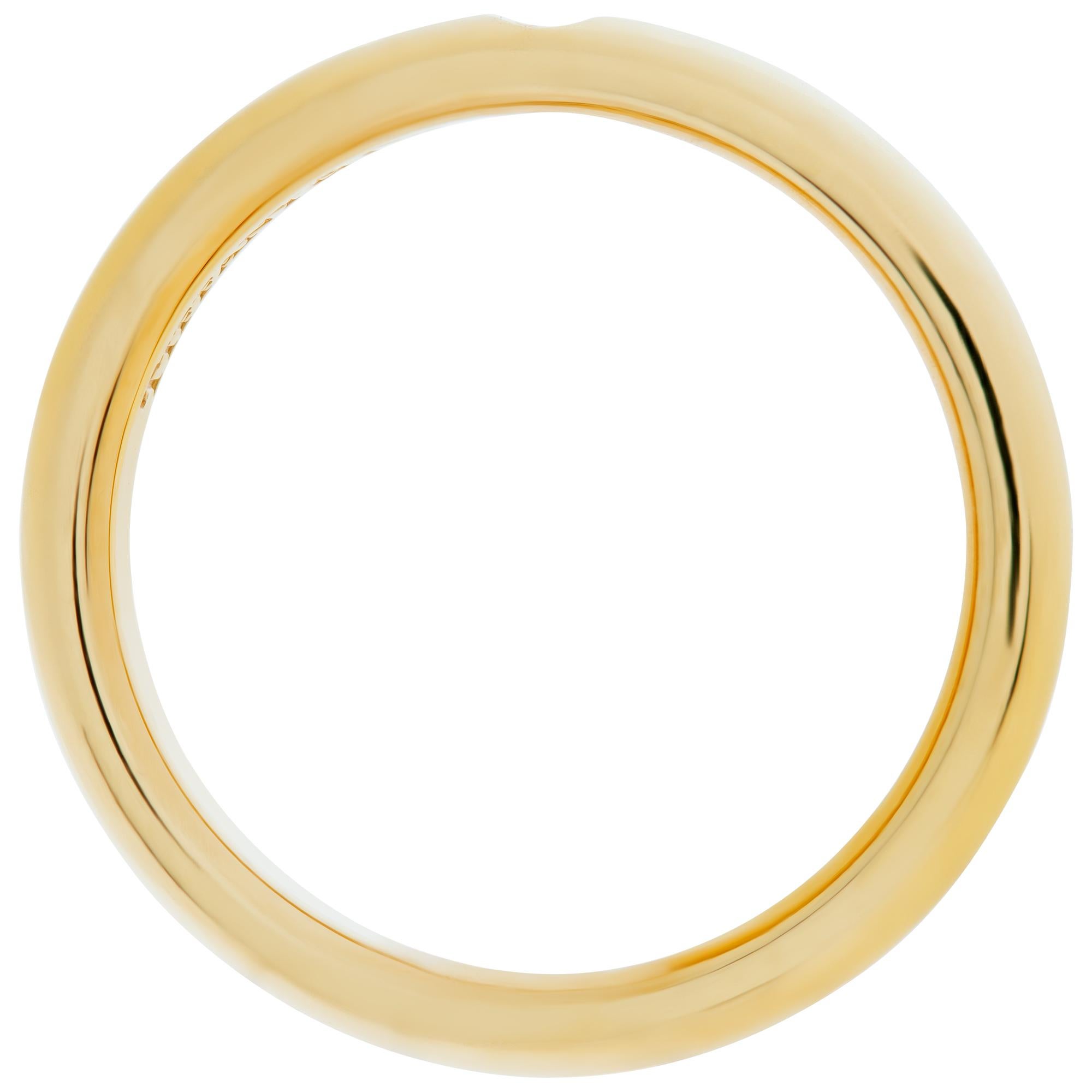Women's Tiffany & Co. Elsa Peretti in 18k Yellow Gold with Single Diamond Band Ring