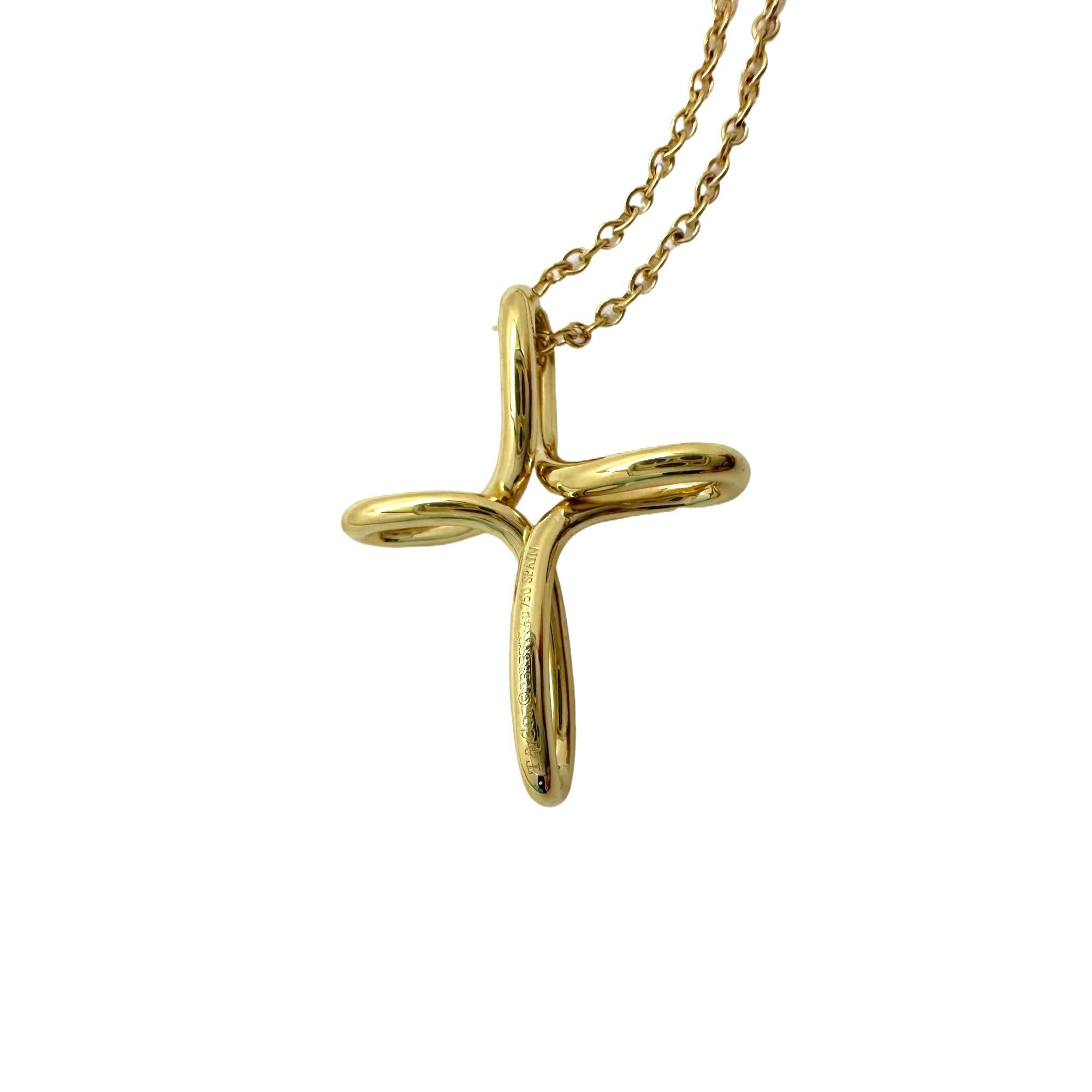 infinity cross necklace tiffany