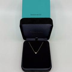 Tiffany & Co. Elsa Peretti Large Diamond By The Yard 18k Yellow Gold Necklace