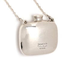 Tiffany & Co Elsa Peretti Large Pendant Necklace, Sterling Silver, Length 25 In.