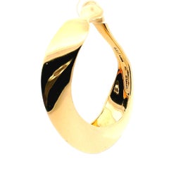 Tiffany & Co. Elsa Peretti Lily Lobe Hoop Earrings