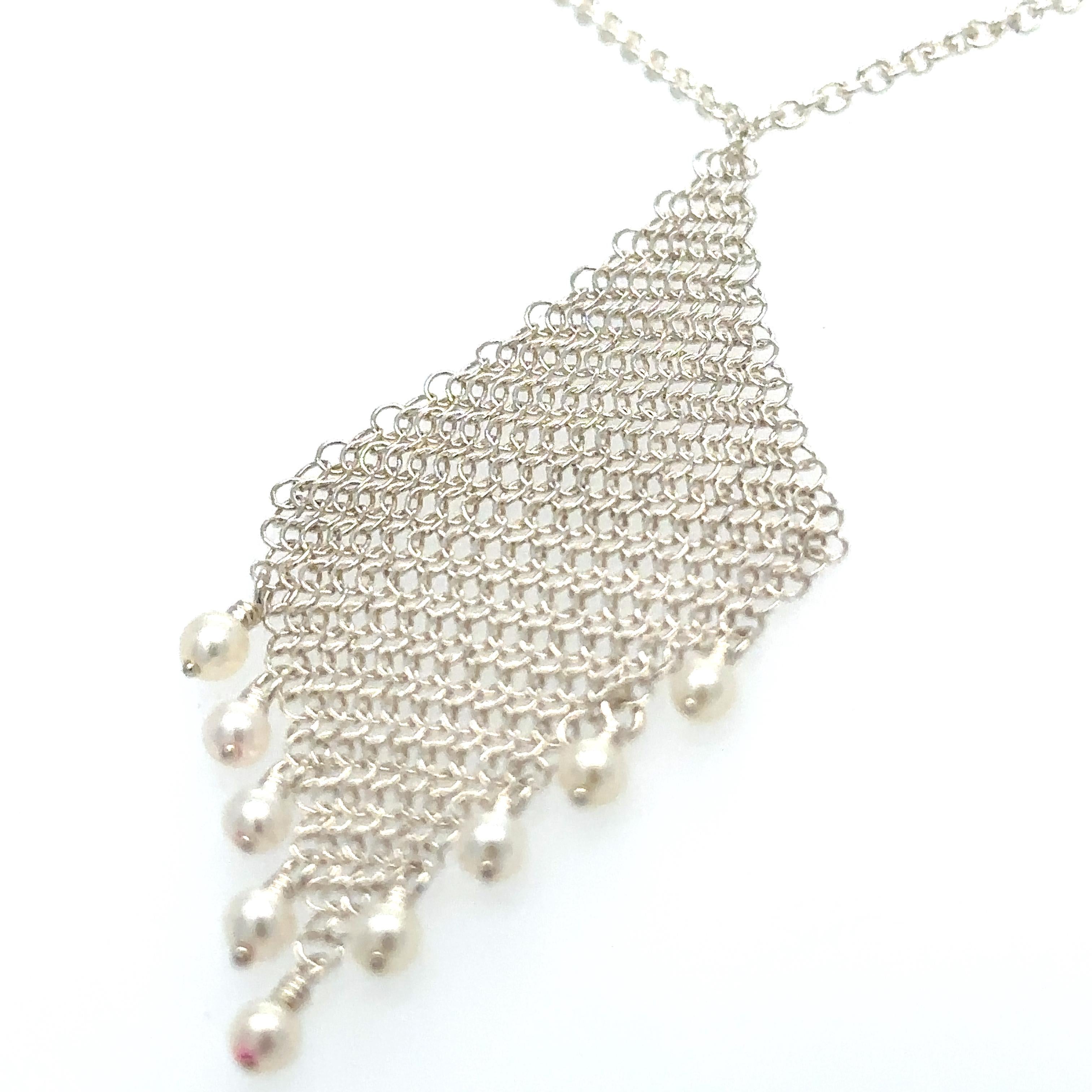 Women's Tiffany & Co Elsa Peretti Mesh Fringe Pendant
