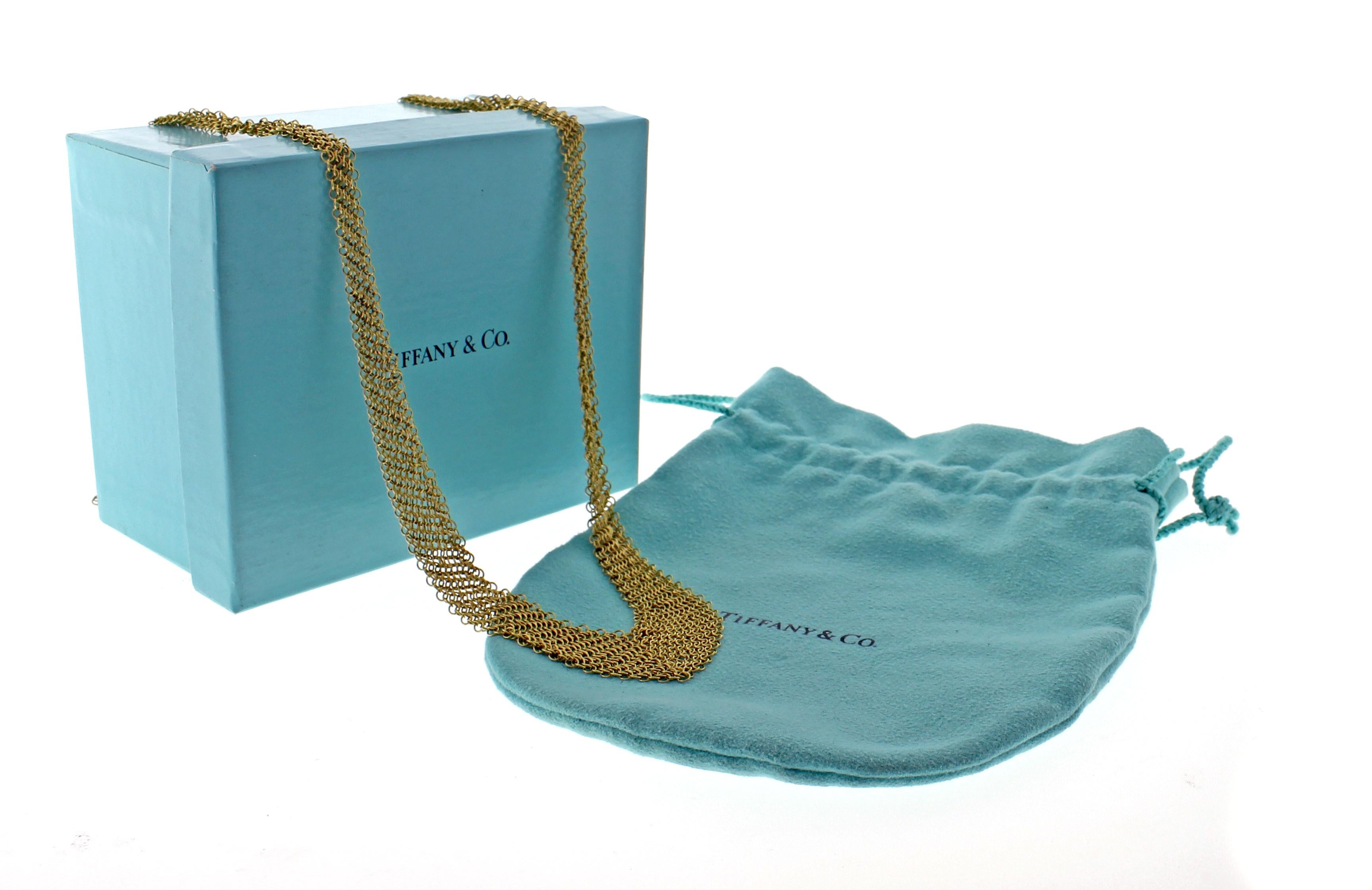 Tiffany & Co. Elsa Peretti Mesh Scarf Necklace 1