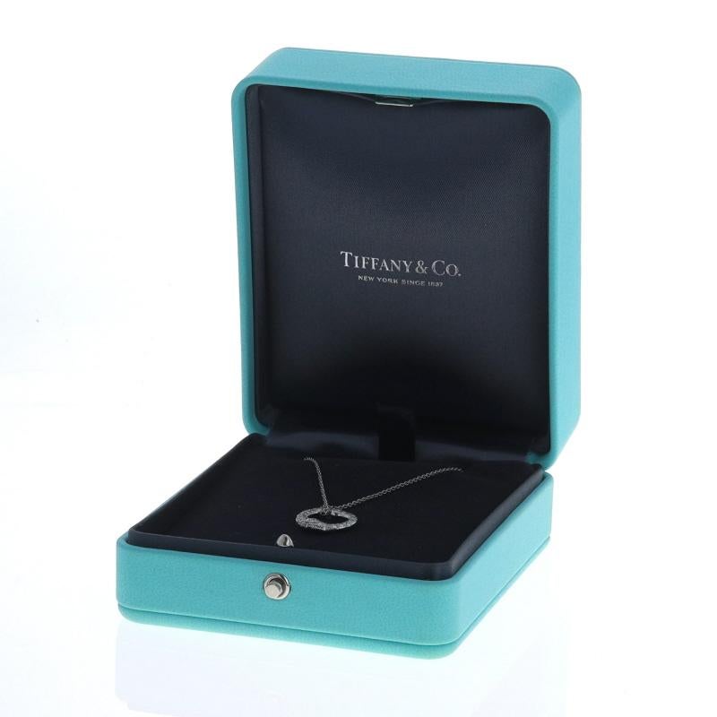 Tiffany & Co. Collana con diamanti a cuore aperto da 15
