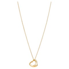 Tiffany & Co Elsa Peretti for for Tiffany & Co Open Heart Pendentif 11mm 18K Yellow Gold