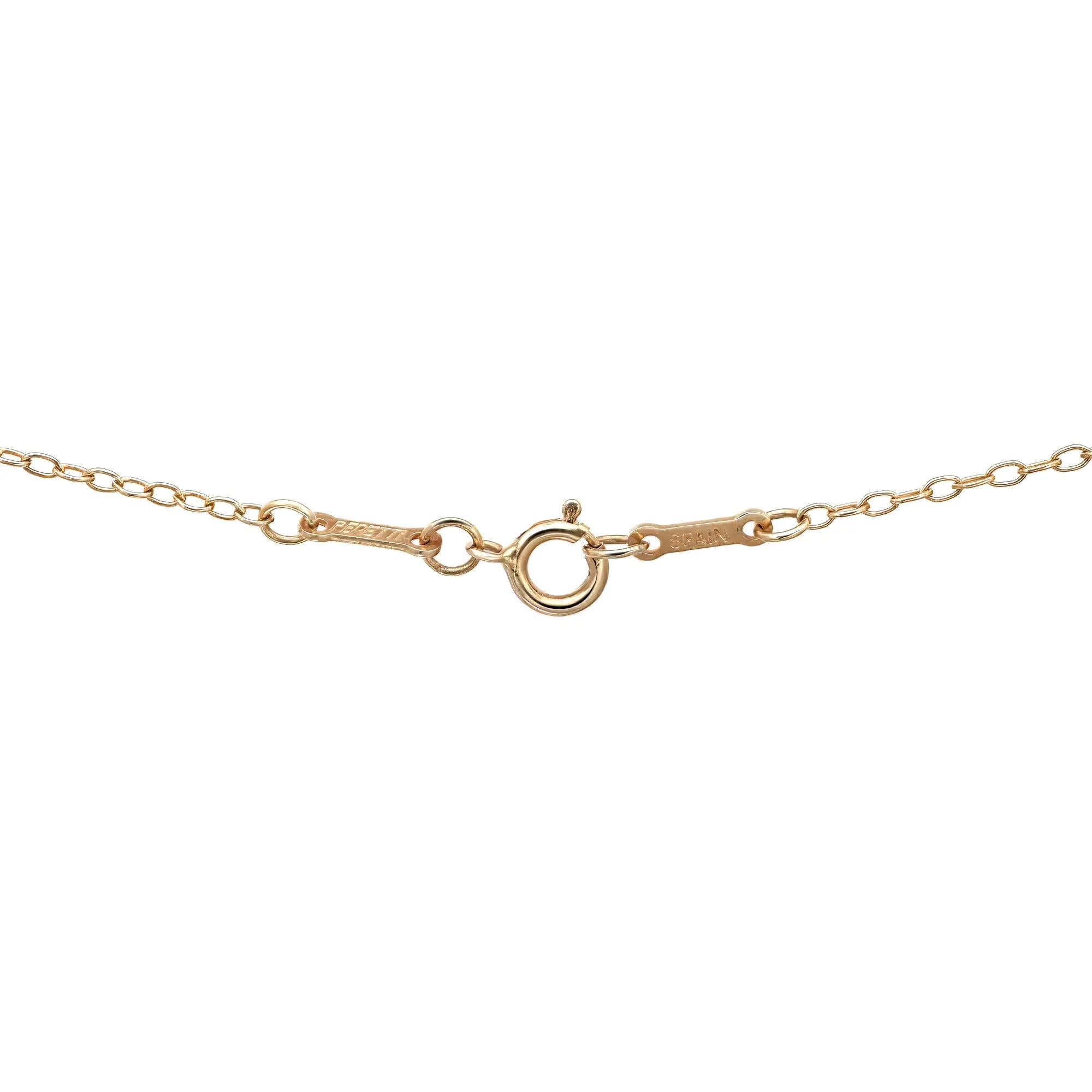 Women's Tiffany & Co. Elsa Peretti Open Heart Pendant Necklace 18K Yellow Gold 35mm For Sale