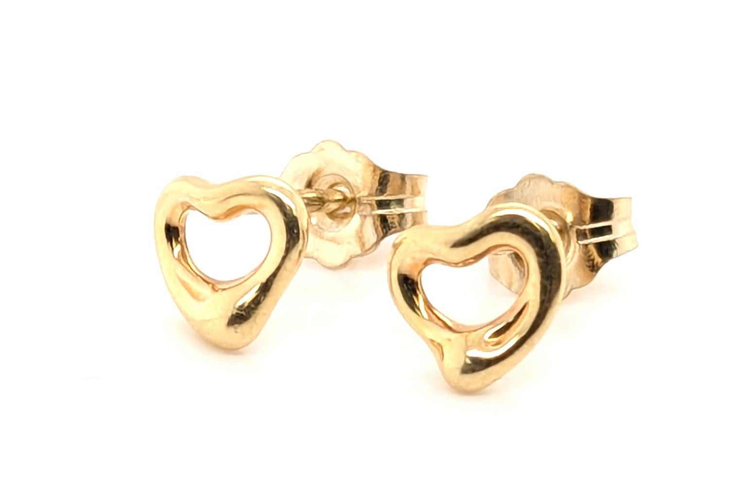 Tiffany & Co Elsa Peretti Open Heart Stud Earrings 18K Yellow Gold


Genuine Elsa Peretti Open Heart Earrings

Exquisitely Designed 

Hallmarked T & CO. PERETTI Au750 

Open Heart Design

100% Genuine Tiffany & Co.

Check Out Our Listings for the